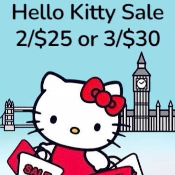 HELLO KITTY MIX AND MATCH SALE. 2/$25 or 3/$30 - Picture 1 of 4